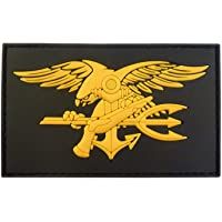 2AFTER1 US Navy Seals DEVGRU Insignia Morale NSWDG USSOCOM PVC 3D Hook-and-Loop Patch